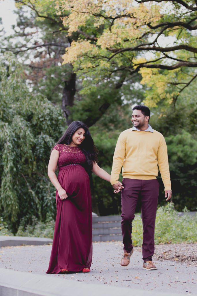 Fall maternity photo session in New Jersey